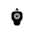 trackball vector icon. computer component icon solid style. perfect use for logo, presentation, website, and more. simple modern