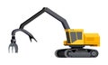 Tracked shovel loader icon