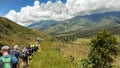 The Tracking on Baliem Valley Royalty Free Stock Photo