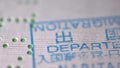 Departed stamp tracking