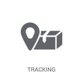 Tracking icon. Trendy Tracking logo concept on white background