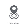 Tracking icon. Trendy Tracking logo concept on white background