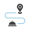 Tracking icon vector image.