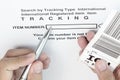 Tracking the item Royalty Free Stock Photo