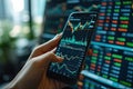 Tracking the Market with Mobile Charts - On-the-Go Investing. AI Generative