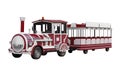 Trackless sightseeing tourist train Royalty Free Stock Photo