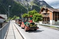 Trackless train Royalty Free Stock Photo