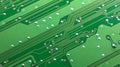 The tracks of the printed circuit board electronics Royalty Free Stock Photo