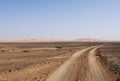 Tracks through the Sahara Desert