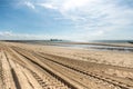 Tracks in the sand Royalty Free Stock Photo