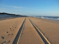 Tracks in the Sand on Hatteras Island