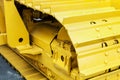 Tracks and suspension, bulldozer Royalty Free Stock Photo