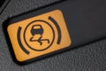 Traction control warning light Royalty Free Stock Photo