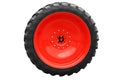 Tractor big wheel isolated Royalty Free Stock Photo