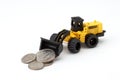 Tractor and change Royalty Free Stock Photo