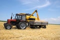 Tractor and combine