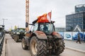 Tractor Convoy Blocks European Parliament Entrance