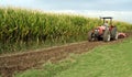 Tractor with Corn (Maize) Royalty Free Stock Photo