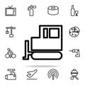 tractor crawler icon. web icons universal set for web and mobile