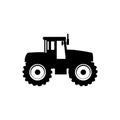 Tractor cultivating icon