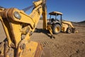 Tractor at a Cunstruction Site Royalty Free Stock Photo