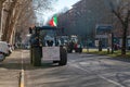 farmers\' demonstrations with tractors and road blocks in Italy and Europe. newsTurin, Italy, February 5, 2024