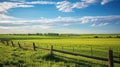 tractor farm field Royalty Free Stock Photo