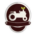tractor farm icon image Royalty Free Stock Photo