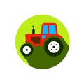 Tractor farm icon Royalty Free Stock Photo