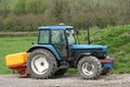Tractor and Fertiliser Spreader Royalty Free Stock Photo