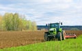 Tractor in a field