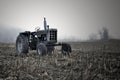 Tractor in field