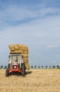 Tractor on Grain Field