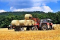 Tractor harvest Royalty Free Stock Photo