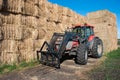 Tractor with Hay Bales