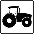 Tractor icon button