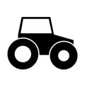 tractor icon vector Royalty Free Stock Photo