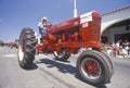 Tractor at Independence Day Parade Royalty Free Stock Photo