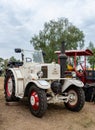 Tractor Lanz Buldog type 1937 in white color Royalty Free Stock Photo