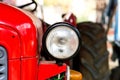 Tractor light close up Royalty Free Stock Photo