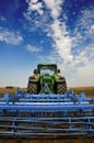 Tractor - modern agriculture equipment Royalty Free Stock Photo