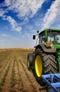 Tractor - modern agriculture equipment Royalty Free Stock Photo