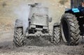 Tractor mud racing Royalty Free Stock Photo