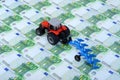 Tractor, plough and Euros