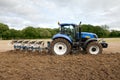 Tractor Ploughing Field Royalty Free Stock Photo