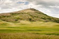 Tractor Plowing the Fields of Eastern Washington. Royalty Free Stock Photo