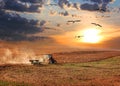 Tractor Plowing