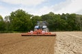 Tractor With Power Harrow