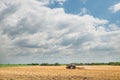 Tractor preparation the field Royalty Free Stock Photo