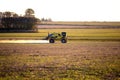 Tractor, pulverize, spray Royalty Free Stock Photo